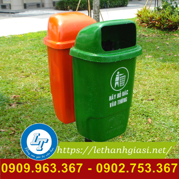 Báo giá thùng rác công cộng nhiều kích cỡ thùng rác treo