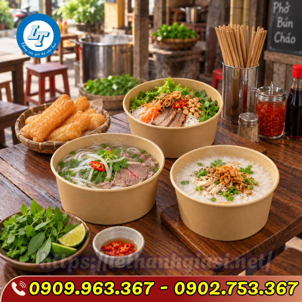 TÔ GIẤY GIÁ SỈ ĐỰNG MÓN NƯỚC CHÁO, BÚN, PHỞ TÔ GIẤY GIÁ SỈ ĐỰNG MÓN NƯỚC CHÁO, BÚN, PHỞ