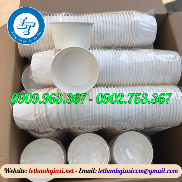 TÔ GIẤY ĐỰNG THỨC ĂN GIÁ SỈ TIỀN GIANG tô giấy trắng