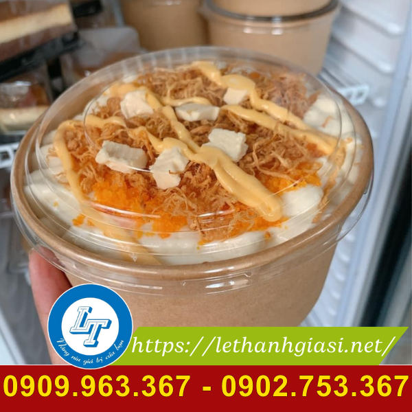 Mua hộp giấy đựng bánh tròn giá sỉ ở HCM tô giấy đựng bánh bông lan