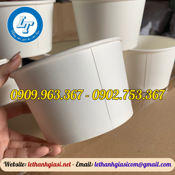 MUA TÔ GIẤY ĐỰNG CANH, SÚP Ở ĐÂU GIÁ RẺ tô giấy trắng