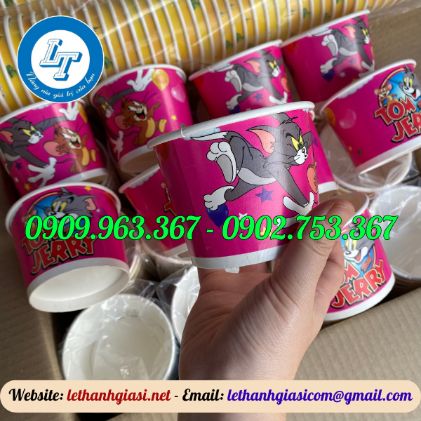 SỈ TÔ GIẤY IN SẴN ĐỰNG CHÁO CHO TRẺ EM GIÁ TỐT tô giấy