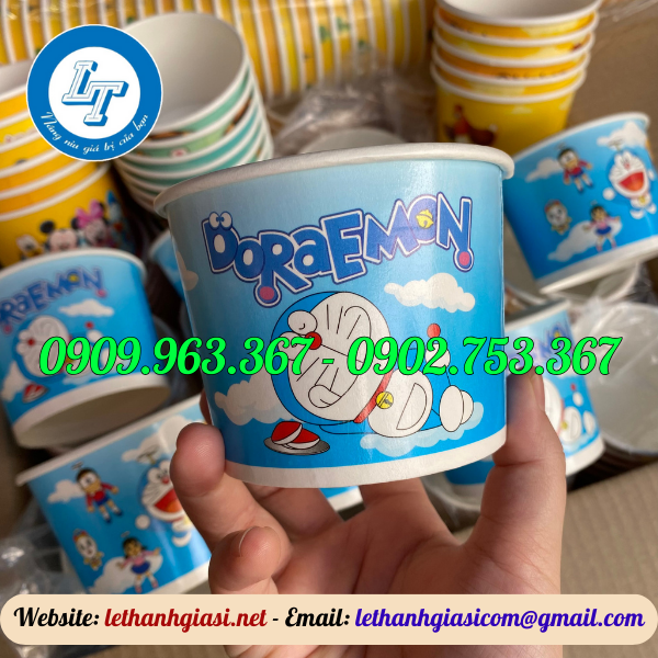 SỈ TÔ GIẤY IN SẴN ĐỰNG CHÁO CHO TRẺ EM GIÁ TỐT tô giấy