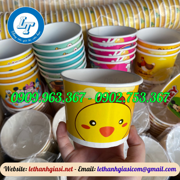 TÔ GIẤY ĐỰNG THỨC ĂN GIÁ SỈ TIỀN GIANG tô giấy đựng kem