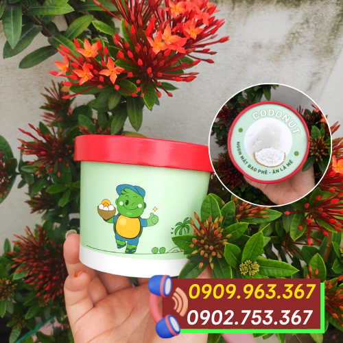 Mua ly giấy đựng kem tươi ở đâu giá rẻ uy tín? tô kem giấy
