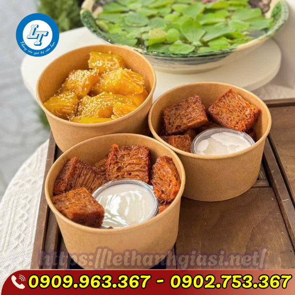 BÁN TÔ GIẤY 500ML, 750ML, 1000ML GIÁ SỈ RẺ, GIAO NGAY tô giấy nướng bánh