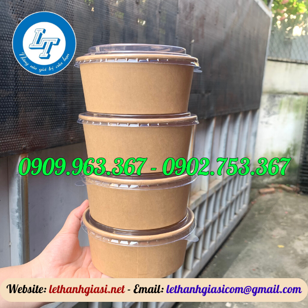 Bỏ sỉ tô giấy đựng bún phở giá rẻ tận xưởng tô giấy kraft
