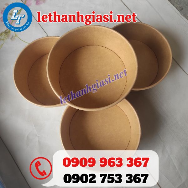 tô giấy nâu đựng thực phẩm giá sỉ rẻ toàn quốc