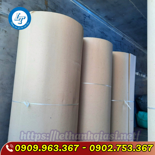 BÁO GIÁ SỈ GIẤY CUỘN CARTON 2 LỚP CÂN KG TẠI TPHCM giấy cuộn carton 2 lớp