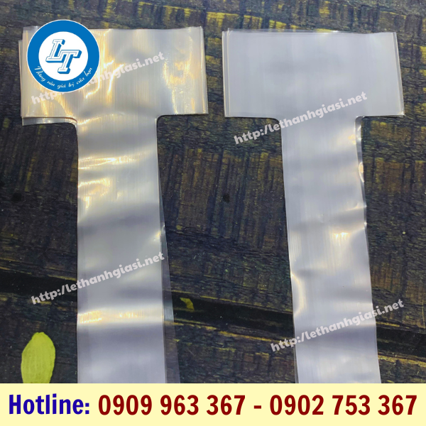 TÚI NILON ĐỰNG LY CHỮ T TÚI NILON ĐỰNG LY CHỮ T