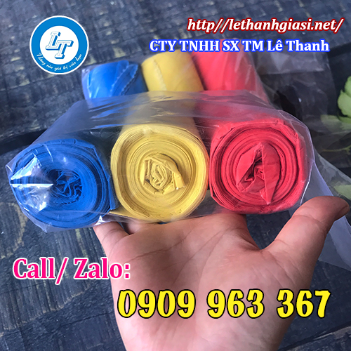 TÚI ĐỰNG RÁC GIÁ SỈ RẺ CHO NHÀ PHÂN PHỐI túi rác cuộn 3 màu