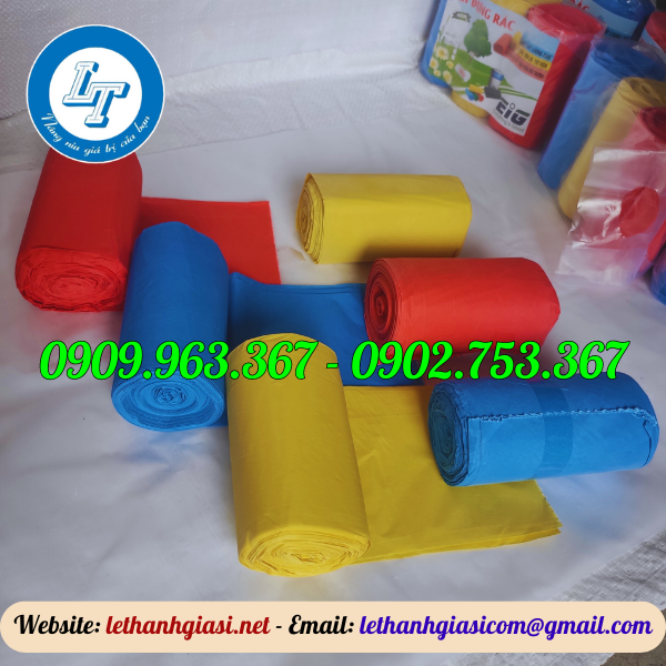 Nguồn sỉ túi ni lông các loại giá rẻ HCM túi đựng rác cuộn