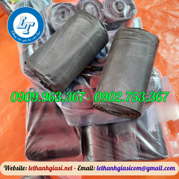 PHÂN PHỐI SỈ TÚI RÁC CUỘN MÀU ĐEN TẠI HCM túi rác cuộn đen