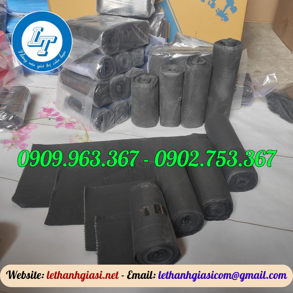 PHÂN PHỐI SỈ TÚI RÁC CUỘN MÀU ĐEN TẠI HCM túi rác cuộn đen