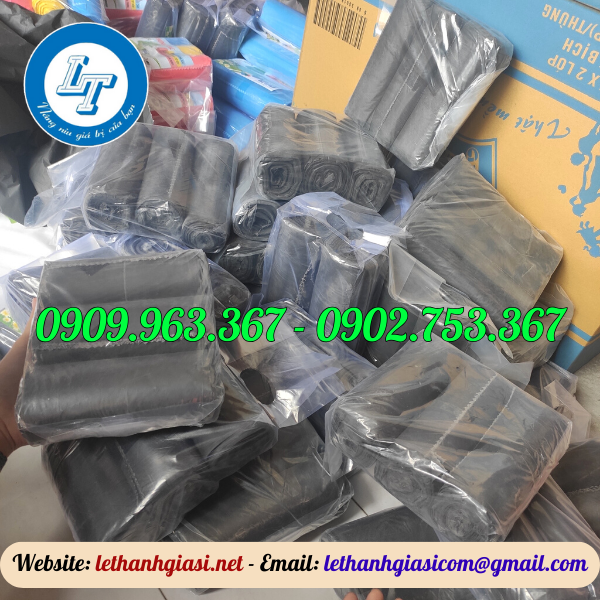 PHÂN PHỐI SỈ TÚI RÁC CUỘN MÀU ĐEN TẠI HCM túi đựng rác màu đen