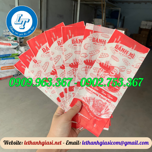 NƠI BÁN SỈ TÚI GIẤY ĐỰNG BÁNH MÌ GIÁ PHẢI CHĂNG túi giấy bánh mì