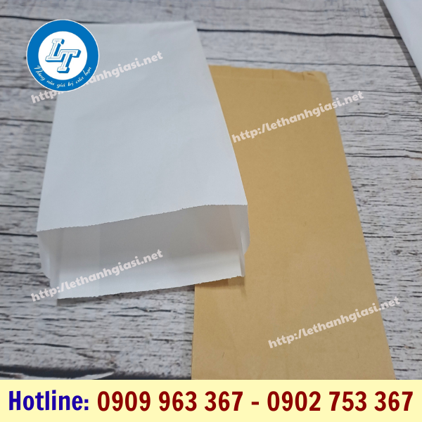 TÚI GIẤY ĐỰNG BÁNH MÌ TRẮNG TRƠN, NÂU TRƠN TÚI GIẤY ĐỰNG BÁNH MÌ TRẮNG TRƠN, NÂU TRƠN