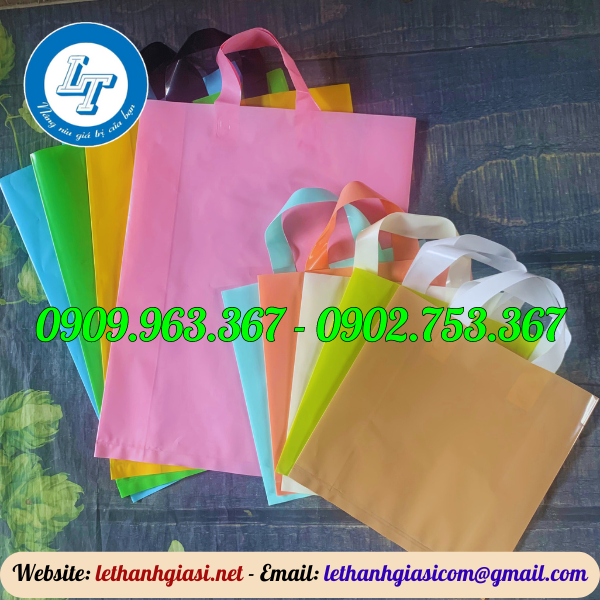 Nguồn sỉ túi ni lông các loại giá rẻ HCM túi hôt xoài quai ép