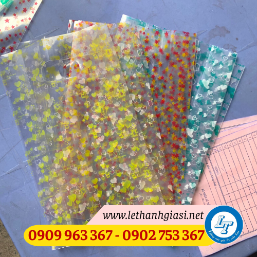 Nơi bán túi hột xoài trong suốt có in giá rẻ hấp dẫn túi hột xoài có in