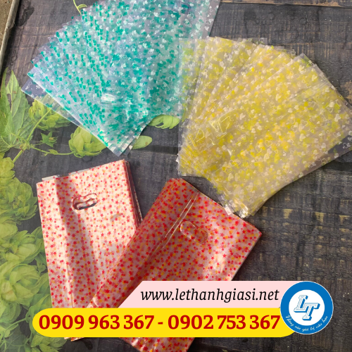 Nơi bán túi hột xoài trong suốt có in giá rẻ hấp dẫn túi nilong có in