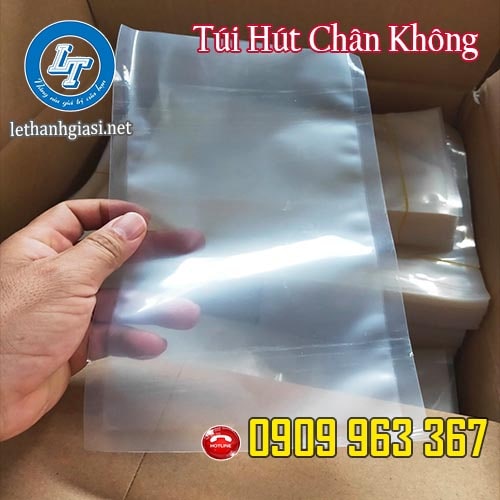 ĐỊA CHỈ BÁN TÚI HÚT CHÂN KHÔNG THỰC PHẨM GIÁ SỈ Ở TPHCM túi hút chân không 2 mặt trơn
