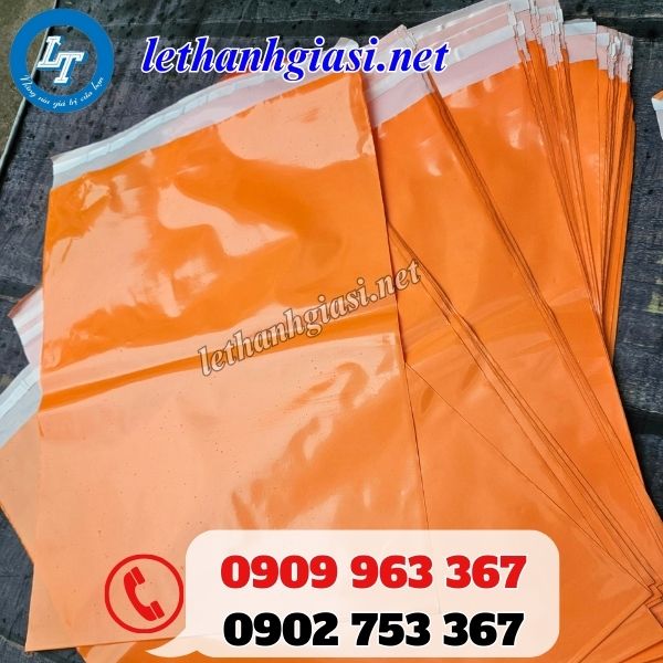 túi niêm phong 1 da màu cam đủ kích thước giá sỉ rẻ hôm nay