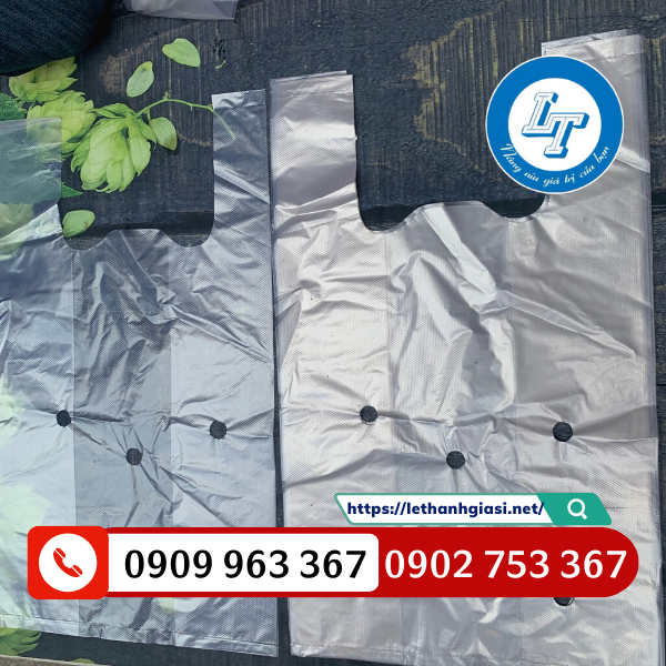 Tìm mua túi nilon đục lỗ đựng rau củ quả giá rẻ túi 2 quai đục lỗ