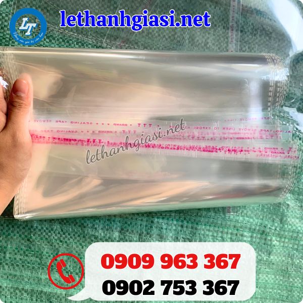 túi opp bóng kính dán miệng giá sỉ rẻ chất lượng
