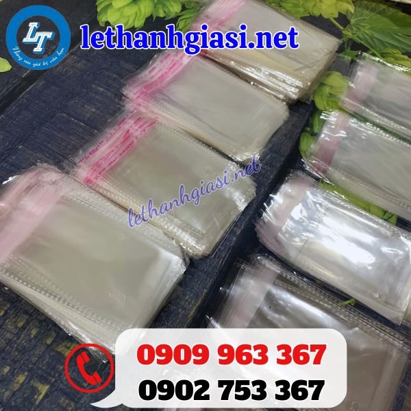 túi opp bóng kính dán miệng giá sỉ rẻ theo kg