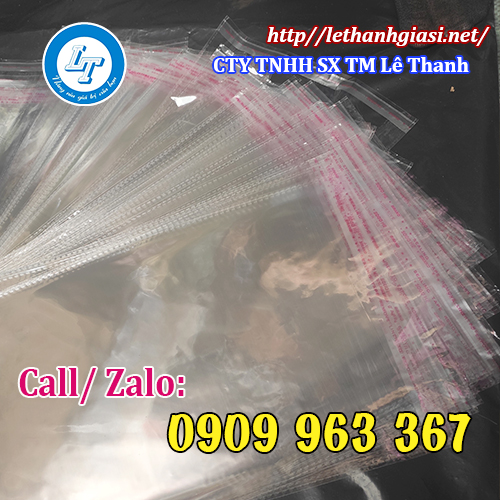 MUA TÚI OPP DÁN MIỆNG GIÁ SỈ RẺ TẠI TPHCM túi bóng kiếng 20x30cm