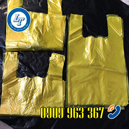 XƯỞNG SẢN XUẤT TÚI XỐP HÀNG CHỢ GIÁ SỈ TPHCM túi xốp bóng mỡ màu vàng