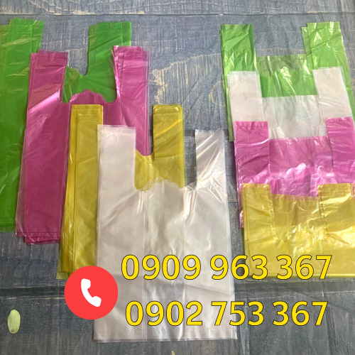 túi xốp mỡ nhiều màu