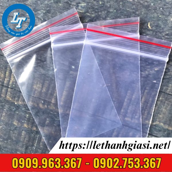 túi zip chỉ đỏ trong giá sỉ cực rẻ