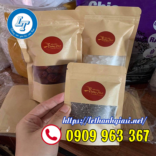 MUA TÚI GIẤY ĐỰNG THỰC PHẨM GIÁ RẺ Ở ĐÂU TPHCM túi zip giấy