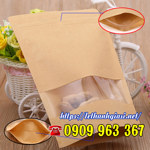 NƠI BÁN TÚI ZIP GIẤY GIÁ SỈ RẺ TẠI TPHCM túi zipper giấy