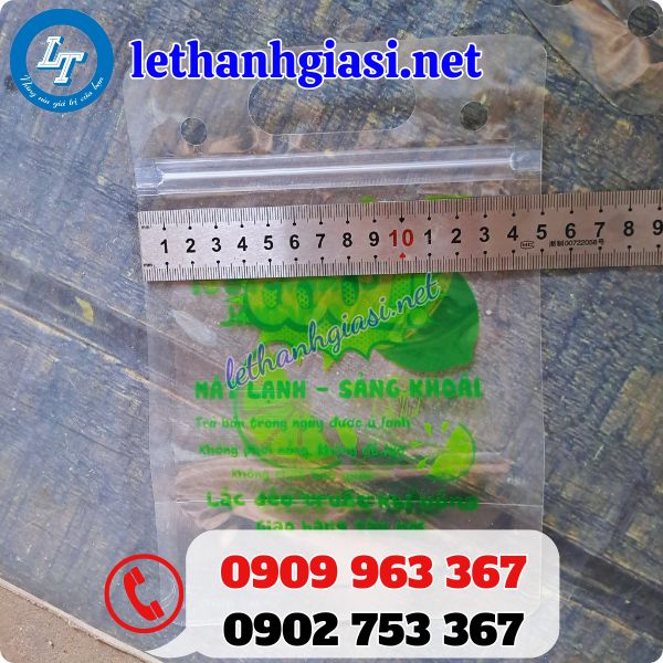túi zip trà chanh giao giá sỉ ưu đãi cho đại lý tphcm