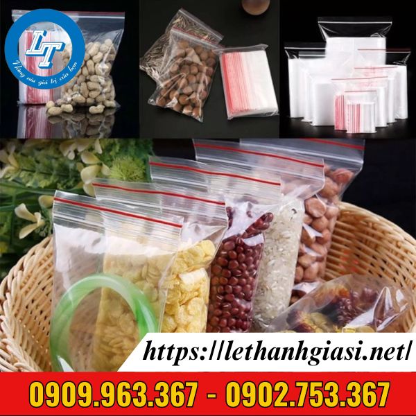 ứng dụng túi zip chỉ đỏ đủ mẫu