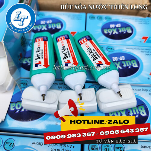 Bút xóa nước giá sỉ giá rẻ hộp 10 cây có nắp 3 Bút xóa nước giá sỉ giá rẻ hộp 10 cây có nắp 3