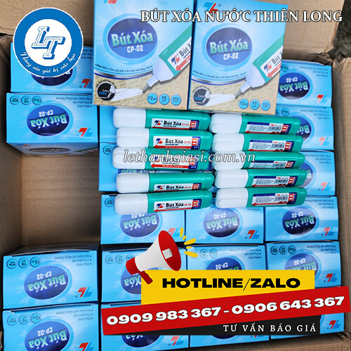 Bút xóa nước giá sỉ giá rẻ hộp 10 cây có nắp 5 Bút xóa nước giá sỉ giá rẻ hộp 10 cây có nắp 5