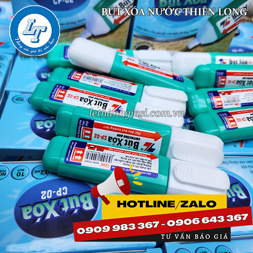 Bút xóa nước giá sỉ giá rẻ hộp 10 cây có nắp 1 Bút xóa nước giá sỉ giá rẻ hộp 10 cây có nắp 1