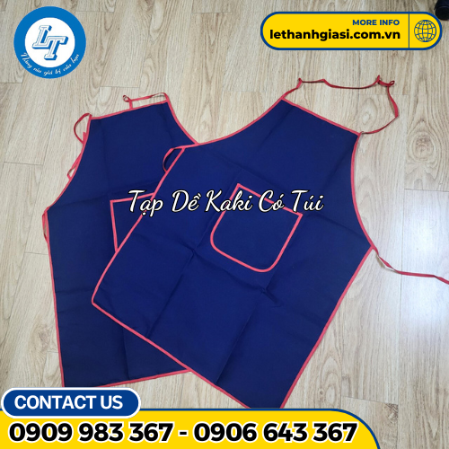 Tạp dề yếm vải kaki bảo hộ 1 Tạp dề yếm vải kaki bảo hộ 1