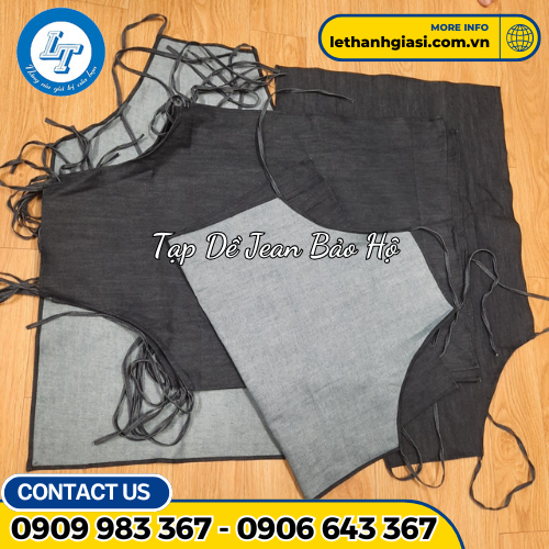 Tạp dề vải Jean 3 Tạp dề vải Jean 3