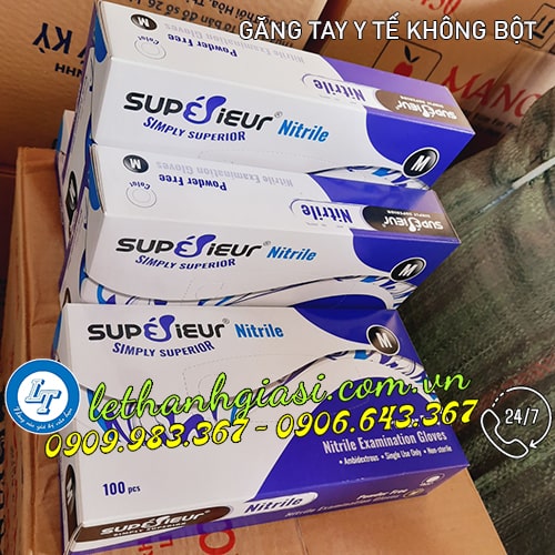 Xưởng bán sỉ GĂNG TAY Y TẾ KHÔNG BỘT màu trắng Xưởng bán sỉ GĂNG TAY Y TẾ KHÔNG BỘT màu trắng