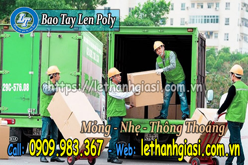 xưởng cung cấp găng tay len poly may sẵn giá sỉ len poly