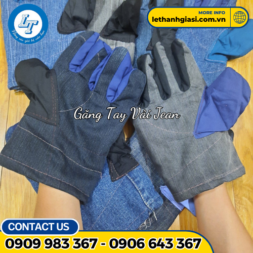 găng tay vải jean 2 găng tay vải jean 2