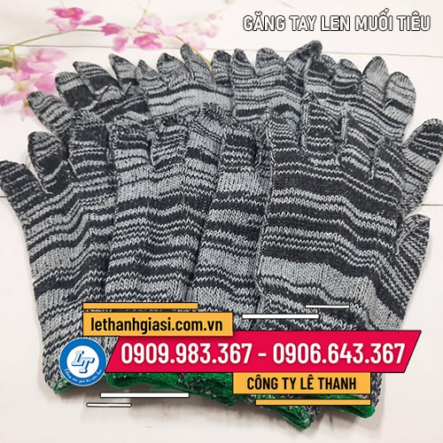 Bán GĂNG TAY LEN MUỐI TIÊU tại kho xưởng HCM Bán GĂNG TAY LEN MUỐI TIÊU tại kho xưởng HCM