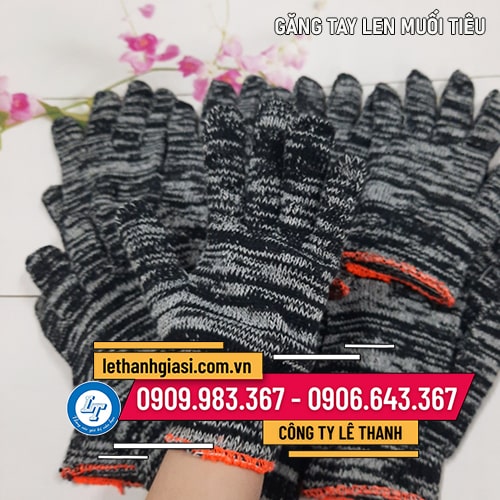 Bán GĂNG TAY LEN MUỐI TIÊU tại kho xưởng HCM Bán GĂNG TAY LEN MUỐI TIÊU tại kho xưởng HCM