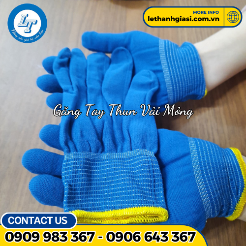 găng tay vải thun mỏng 2 găng tay vải thun mỏng 2