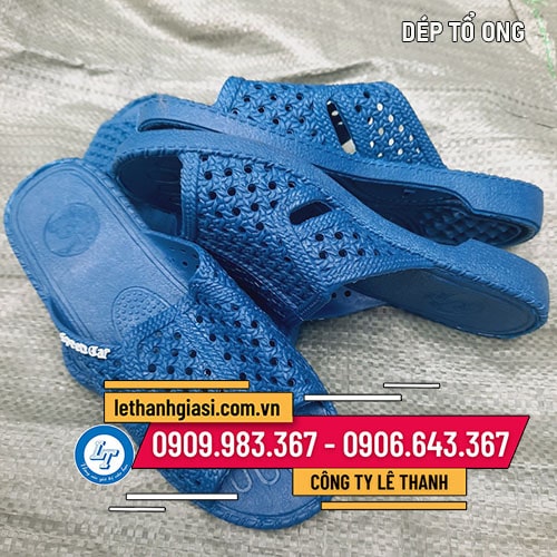 Xưởng bán dép tổ ong thái xanh coban hot trend Xưởng bán dép tổ ong thái xanh coban hot trend