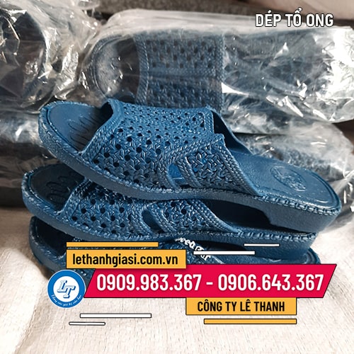 Xưởng bán dép tổ ong thái xanh coban hot trend Xưởng bán dép tổ ong thái xanh coban hot trend